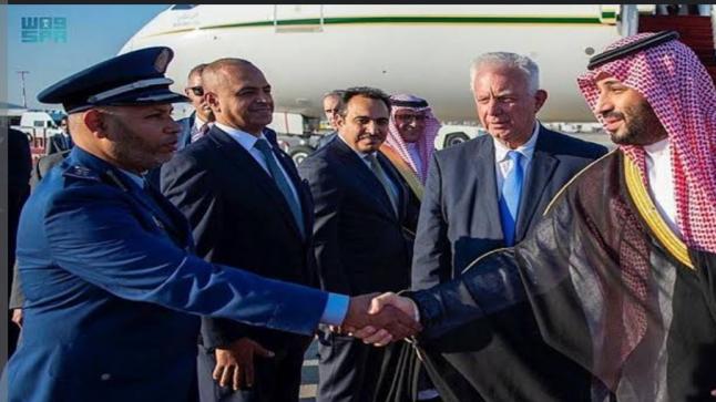 وصول ولي العهد السعودي لليونان في زيارة رسمية