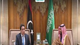 يبحث الأمير محمد بن سلمان مع رئيس المجلس الرئاسي الليبي عن مستجدات الاوضاع على الساحة الليبية