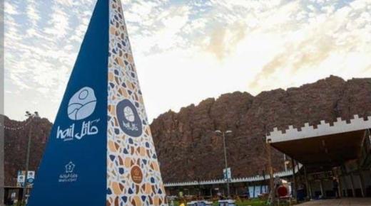 يقطع العديد من الاشخاص الخليجية مسافات للسياحة خلال تلك المدينة السعودية