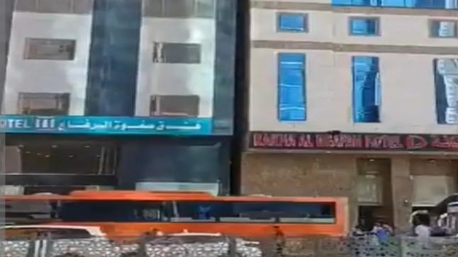 تفاصيل ميل فندقي موجود بمكة المكرمة تم إخلاءه من كافة السكان الموجودين به
