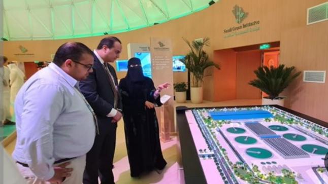 السعودية الخضراء… يتفقد رئيس هيئة الرعاية الصحية معرض مبادرة